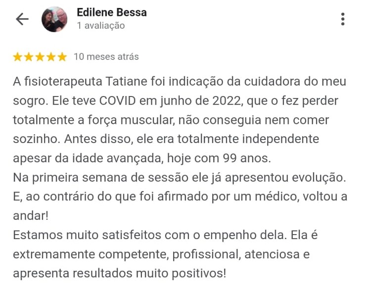 Fisioterapia em casa